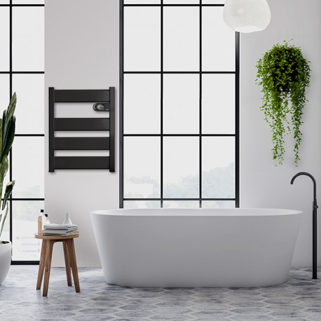 Radiador Toallero Ceramico Antracita 500 W