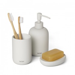 Jabonera Soft Ceramica Soft Bco. Pergamon -