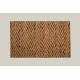 Felpudo Coco Trenzado Espiga Negro 45 X 75 Cm