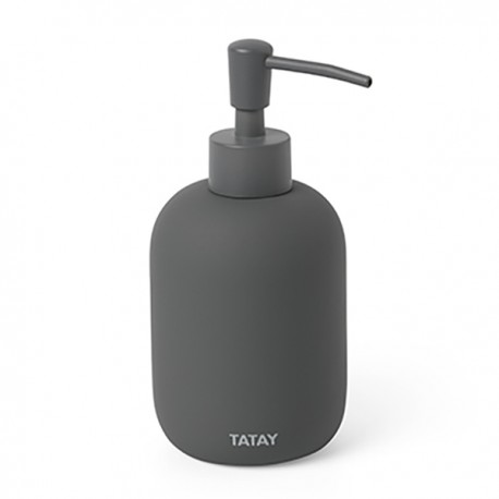 Dosificador Jabon Ceram. Soft Gris Antr. -