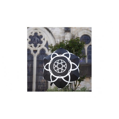 Paraguas Mujer Plegable Automatico Flor Smati