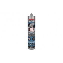Adhesivo Montaje Sellador T-rex Cristal 290 Ml Transparente
