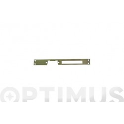 Frontal Placa Larga L Cerradero Electrico Inox Dorcas