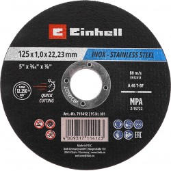Disco C Inox/metal Lata 50 Ud 125x1mm