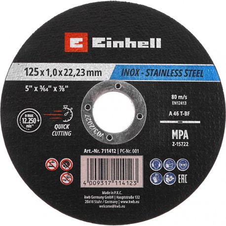 Disco C Inox/metal Lata 50 Ud 125x1mm