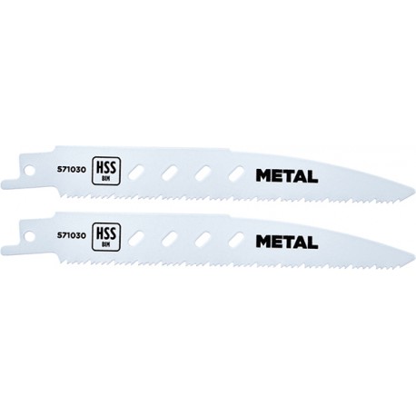 Hoja Sierra Sable Metal Bl 2u. 130 Mm