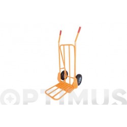 Carretilla Almacen Pala Abatible Rueda Neumatica 300kg-115x5
