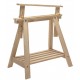 Caballete Madera Pino Macizo Sin Barnizar 70x70x45