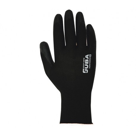 Guante Polieste Palma PuÑo Negro 10