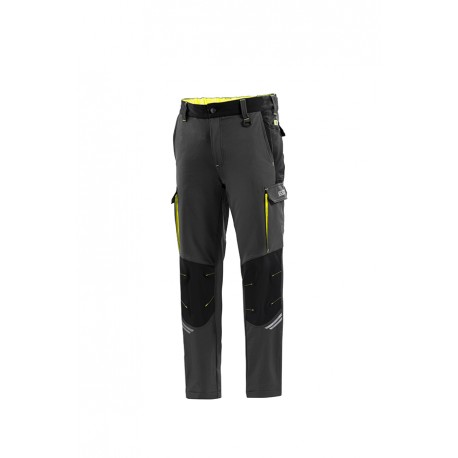 Pantalon Multb Gris/am Fluor Xxl