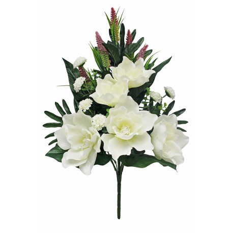 Ramo Nenufares Blanco 56 Cm