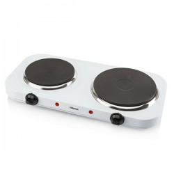 Placa Electrica Doble Con Termostato Y Quemador 1000 W