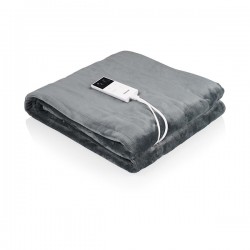 Manta Electrica Doble Gris 80 W