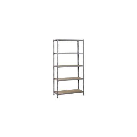 Estanteria Metal 5 Estantes Madera Sin Tornillos 180 X 80 X