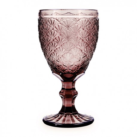 Copa Vidrio Relieve Rose Moon Pack-6 35 Cl
