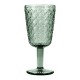 Copa Vidrio Relieve Verde Agata Pack-6 29 Cl