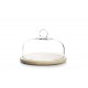 Quesera Madera T/cristal 26 Cm