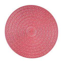 Mantel Individual Rojo Bucle Habitat 38 Cm