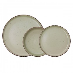 Vajilla Ceramica Duna Verde 12 Pz
