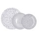 Vajilla Porcelana Aquilea Gris 12 Pz