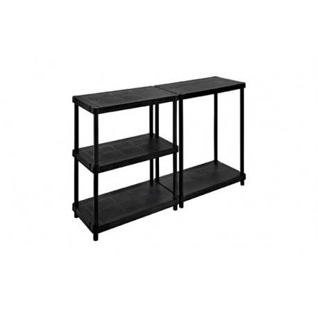 Estanteria Resina Negra 5 Estantes (incl) 84 X 40 X 173 Cm T