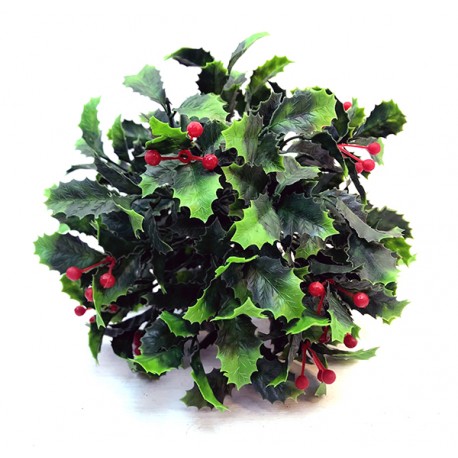 Bola Acebo Exterior Navidad 20 Cm