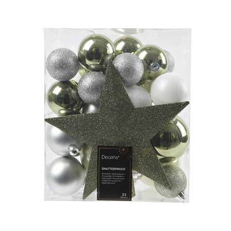 Adornos Arbol 33 Ud Surtidos -
