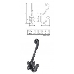 Percha Doble 140 Mm