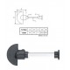 Muletilla Con Boton De Seguridad 50 Mm