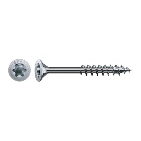 Tornillo Madera Pr T30 Cabeza Plana Torx Wirox 6 X 70 Mm 200