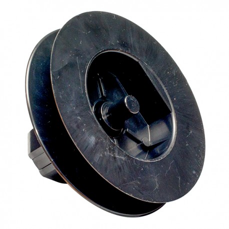 Polea Plastico C/espiga Cinta 18mm Ne.