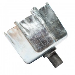 Contera Metalica C/espiga 57mm Zinc. 57mm