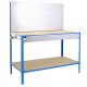 Banco Trabajo C/panel Htas Y Cajon 144x120x60