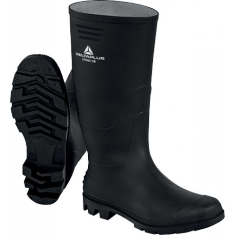 Bota Agua Pvc C/alta Negra 45