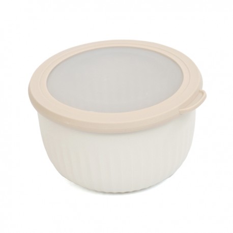 Hermetico Pp Redondo Beige 2100 Ml