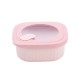 Hermetico Pp Cuadrado Rosa 450 Ml