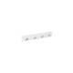 Percha Pared 4 Pomos Inclinados Blanco Nesu