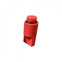 Tapon Alicatado Con Junta Torica Rojo 1/2