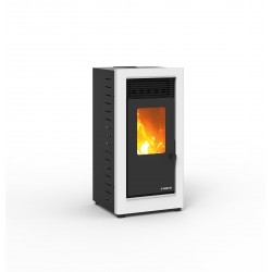 Estufa De Pellet Graz S1 Plus 11,67 Kw Blanco Karmek