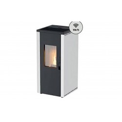 Estufa Pellet Tokyo Blanca 7,7 Kw Ignisdom
