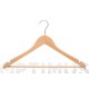Percha Madera Con Barra (6 Unidades) 44 X 23 Cm Mondex