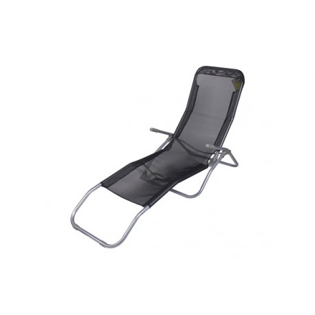 Tumbona Acero Corfou Negro Import