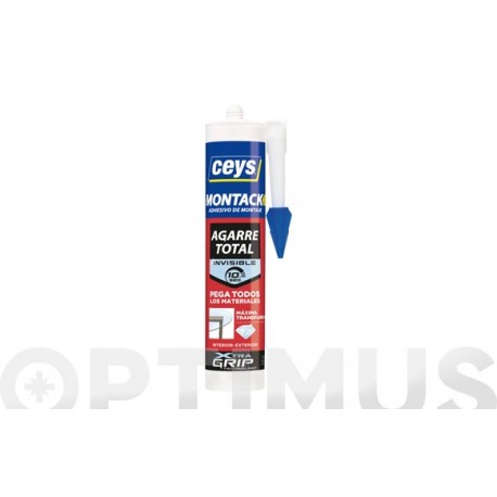 Adhesivo Montaje Montack Inmediato 315 Gr /280 Ml Transparen