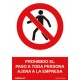 SeÑal Prohibido Paso Persona Ajena Pvc 210x300mm