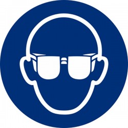 Adh Circular Obligatorio Gafas 9 Cm