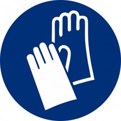 Adh Circular Obligatorio Guantes 9 Cm