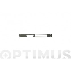 Frontal Placa Larga M Cerradero Electrico Gris Dorcas