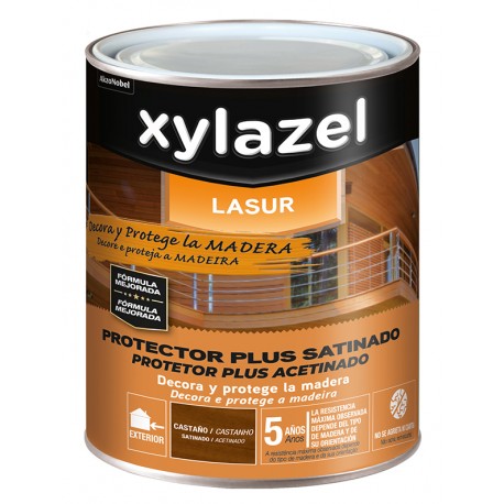 Protector Mad. Lasur Sat CastaÑo 750 Ml