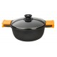 Cazuela Alta Aluminio Fundido Con Tapa Efficient 36 Cm Induc
