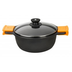 Cazuela Alta Aluminio Fundido Con Tapa Efficient 36 Cm Induc